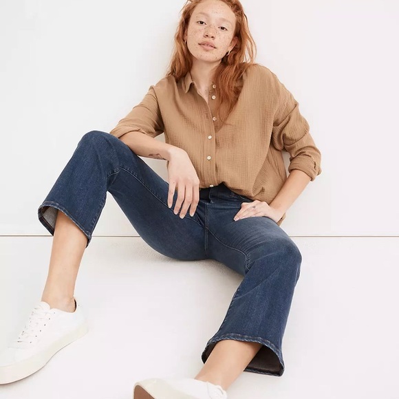 Madewell Cali Demi-Boot petite blue jeans - Picture 4 of 6